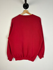 Vintage 90's Tultex Heavyweight Blank Red Crewneck