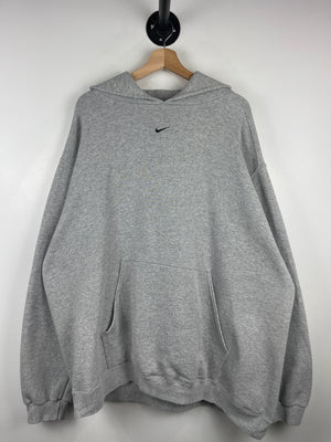 Vintage 90s Nike Middle Swoosh Grey Hoodie