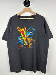 Vintage 80s Marvel Fantastic Four Changes Black Tee