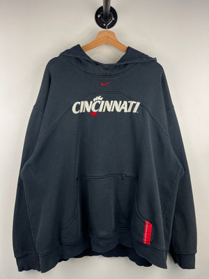 Vintage Nike Cincinnati Bear Cats Middle Swoosh Black Hoodie