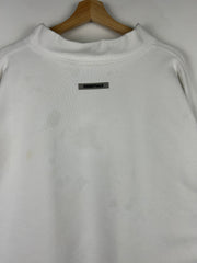 Fear Of God Essentials White Mockneck Crewneck