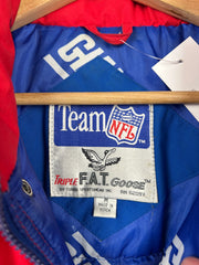 Vintage 90s NFL Triple Fat Goose New York Giants Insulated Jacket