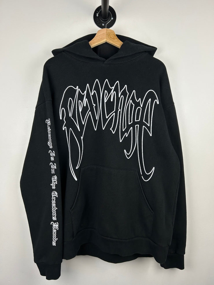 Revenge XXXTentacion Kill Outline Black Hoodie