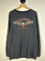 Vintage Harley Davidson Winnipeg Black Long Sleeve