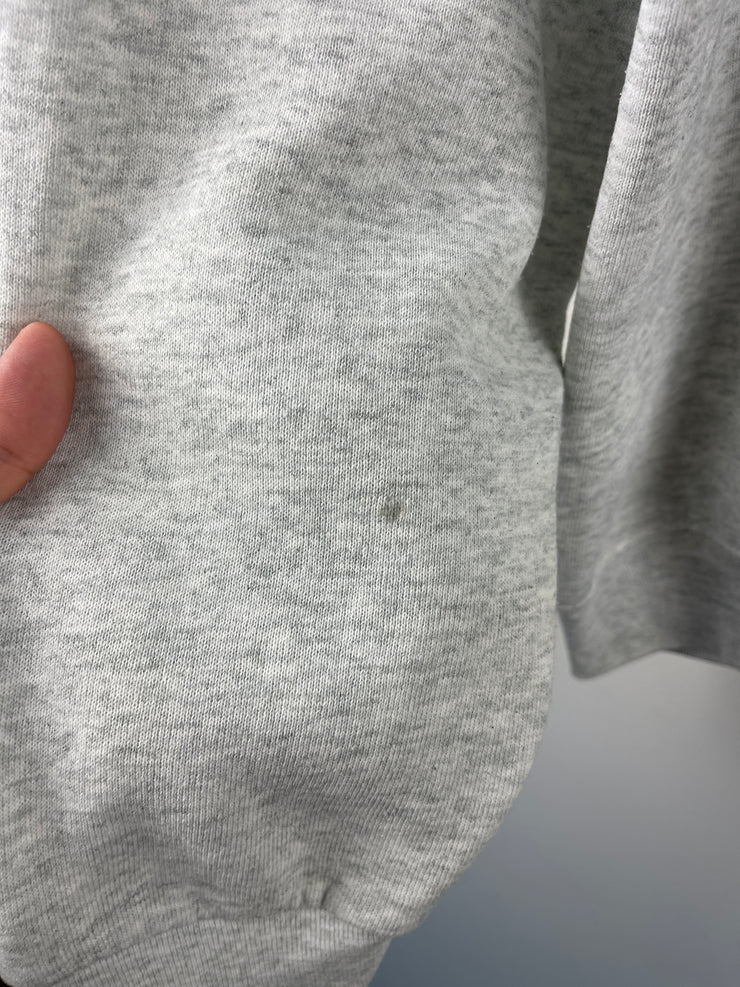 Vintage 90s Syracuse University Embroidered Grey Crewneck