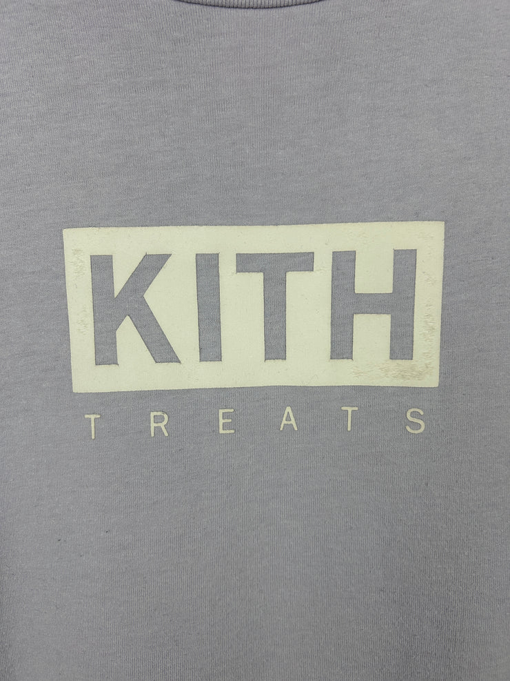 Kith Treats Box Logo Lilac Tee