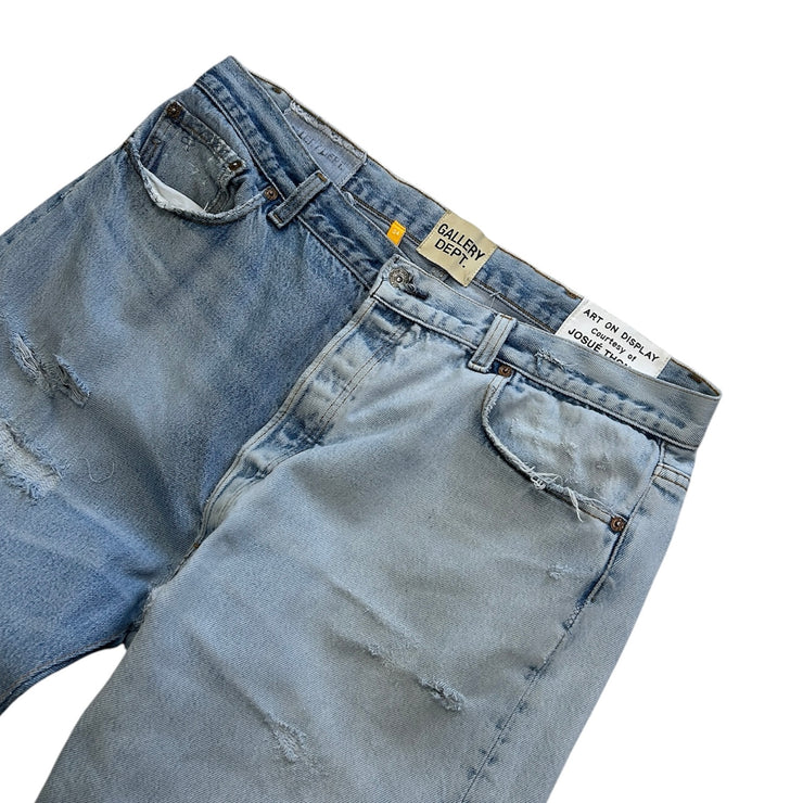 Gallery Dept. X Levis Two Face Split Blue Denim Jeans
