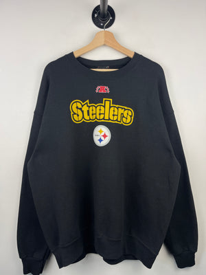 Vintage NFL Pittsburgh Steelers Black Crewneck