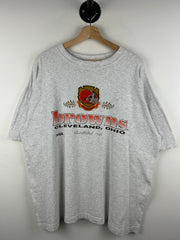 Vintage 90s NFL Trench Cleveland Browns Grey Tee