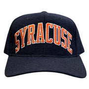 Vintage 90s Starter Syracuse Orangemen Arch Spellout Wool Snapback Hat