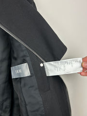 Dior X Sacai FW21 Black Hybrid Zip Up Bomber Jacket