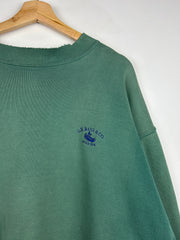 Vintage Bass Co. Faded Green Crewneck
