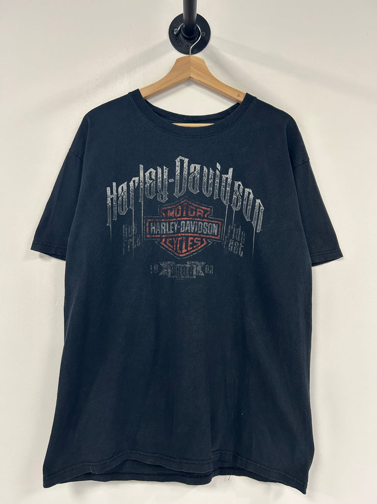 Vintage Harley Davidson Hogs Black Tee