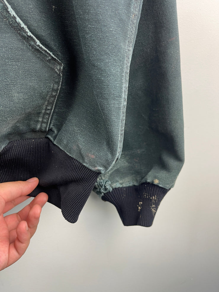 Vintage Carhartt Active Black Hooded Jacket J131 BLK