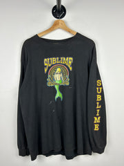 Vintage 2004 Sublime Mermaid Spellout Black Long Sleeve