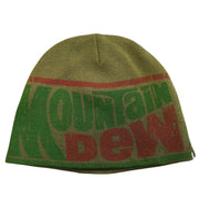 Vintage 90s Mountain Dew Green Reversible Beanie