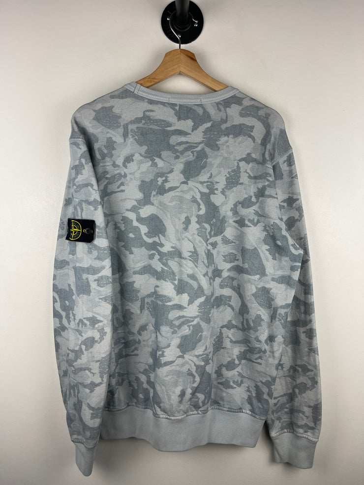 Stone Island Loom Camo Crewneck