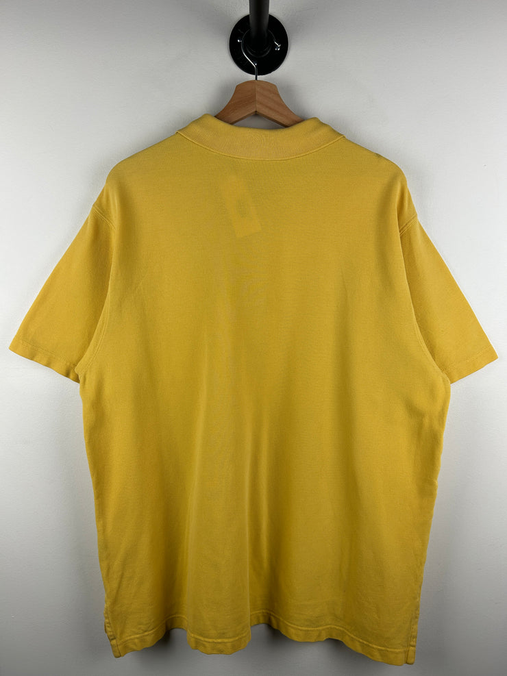 Vintage 90s Eddie Bauer Golf Polo Yellow Polo Shirt