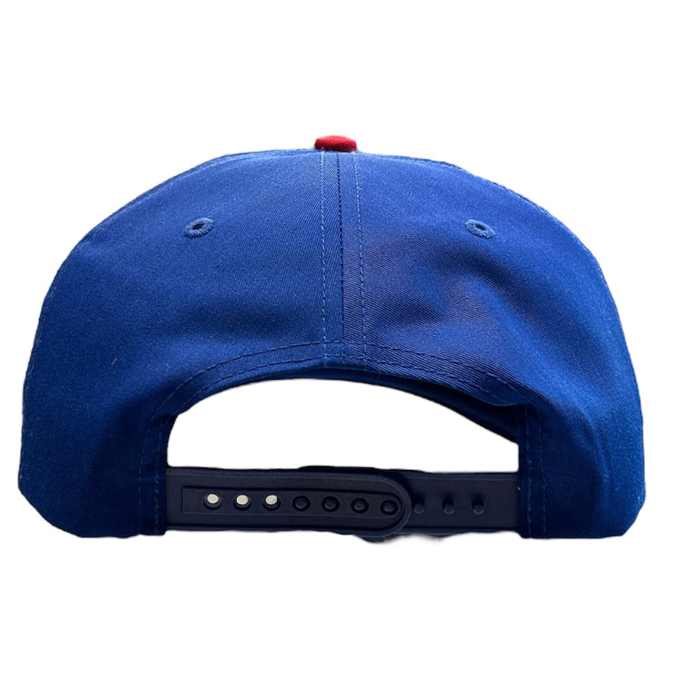 Vintage 90s MLB Chicago Cubs C Blue Snapback Hat