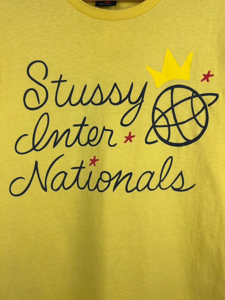 Stussy Inter Nationals Yellow Tee