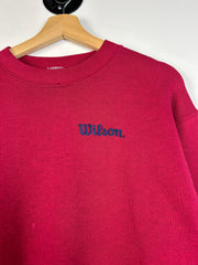 Vintage 90's Wilson Burgundy Crewneck