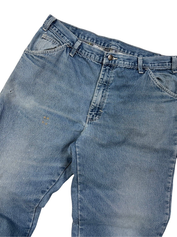 Vintage Dickies Blanket Lined Light Wash Blue Denim Jeans