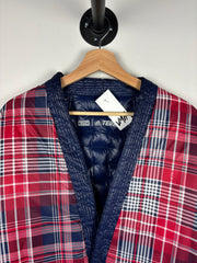 Kith Adidas Terrex Puffer Red Plaid & Navy Reversible Jacket