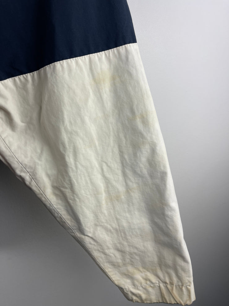 Vintage 90s Nautica Sport Green & Navy Reversible Bomber Jacket