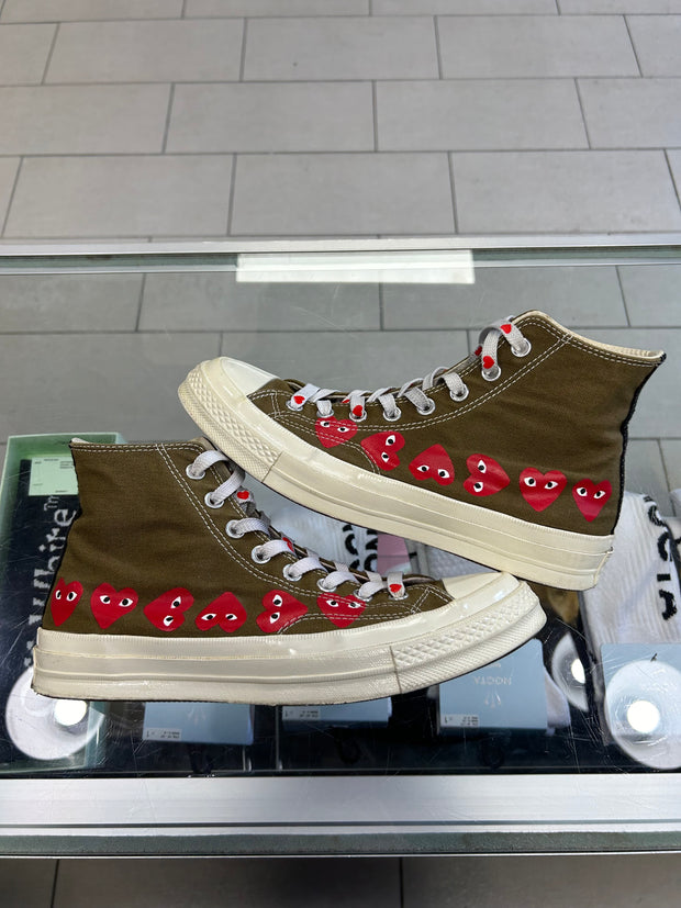 Converse x Comme Des Garçons Chuck Taylor Hi Green