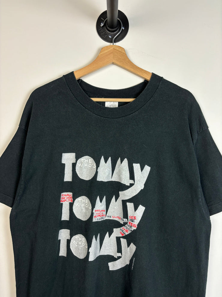 Vintage 1993 The Who Tommy Black Tee