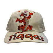 Vintage 90's Disney Tigger Cream Snapback Hat