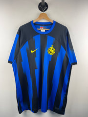 Nike 2023 Inter Milan Home Blue & Black Soccer Jersey