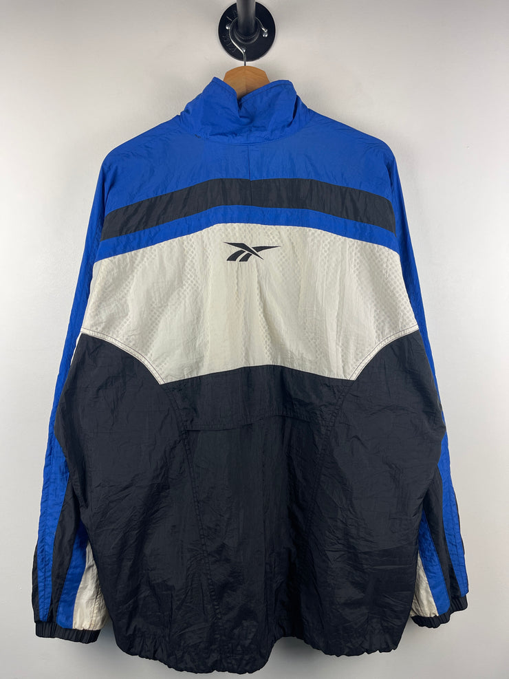Vintage 90s Reebok Black & Blue Windbreaker