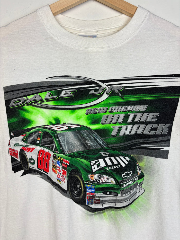 Vintage Nascar Dale Jr AMP White Tee