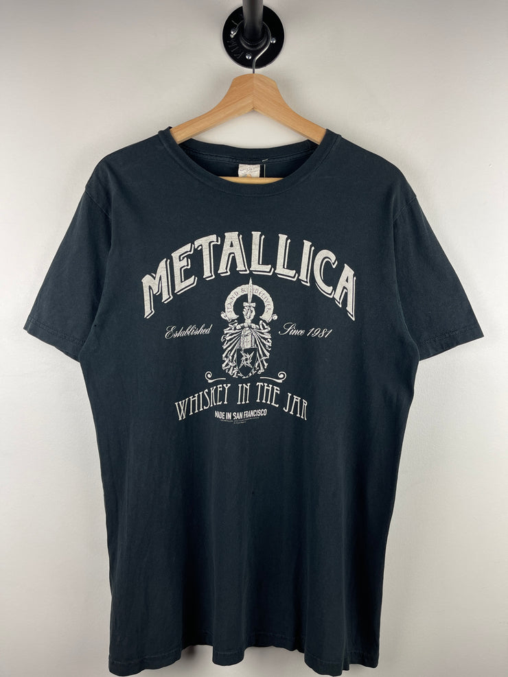 Vintage 2006 Metallica Whiskey In The Jar Black Tee