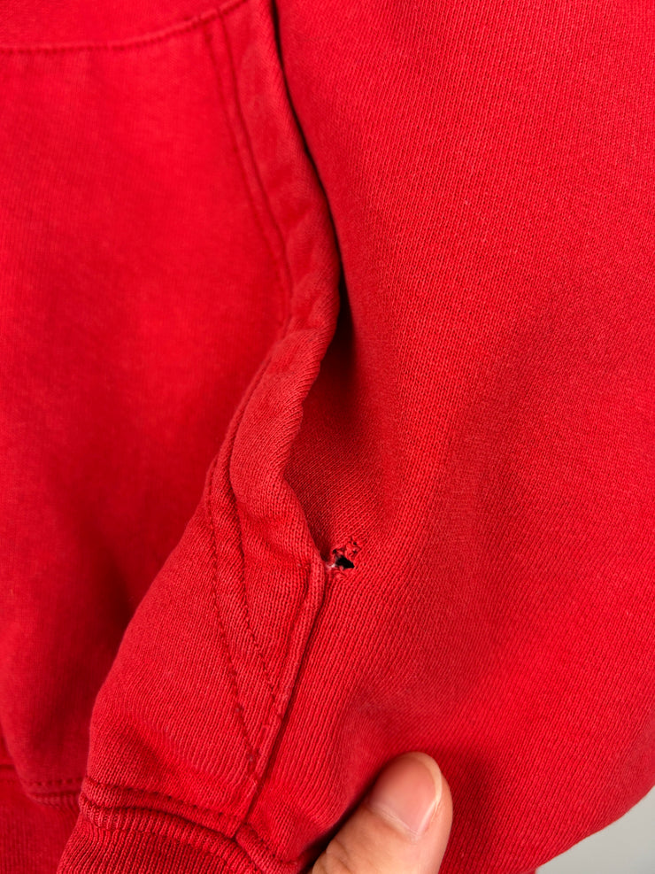 Vintage 90s Ohio State Arc Logo Red Hoodie