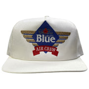 Vintage 90s Labatt Blue Air Crew White Snapback