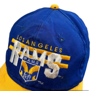 Vintage 90's Los Angeles Rams Blue Snapback Hat