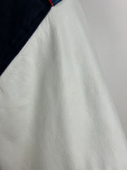 Vintage 90s Jeff Hamilton Pepsi Leather Navy Varsity Jacket