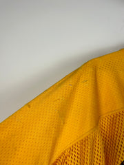 Vintage 90's Reebok Zeeland Cropped Mesh Yellow Football Jersey