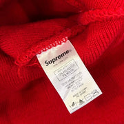 Supreme FW18 Big Logo Reflective Red Beanie
