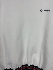 Vintage 90s Chase Bank Embroidered White Crewneck