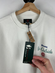 Roots X Clot Go Outside Cream Crewneck
