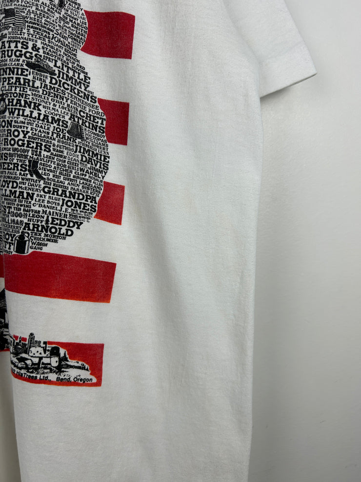 Vintage 90s USA Country Festival White Tee