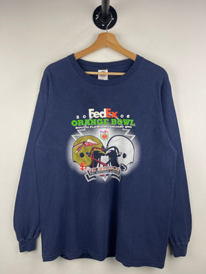 Vintage Penn State VS Florida State Orange Bowl Navy Long Sleeve