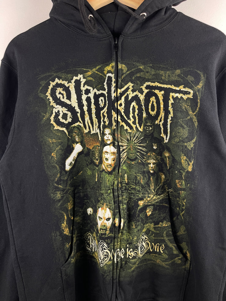 Vintage Slipknot All Hope Is Gone Black Zip Up Hoodie