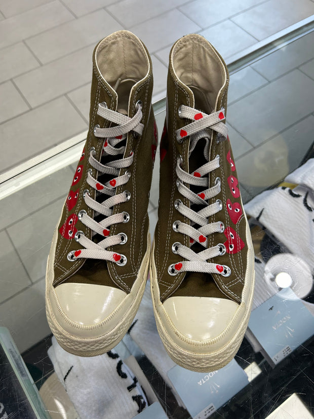 Converse x Comme Des Garçons Chuck Taylor Hi Green