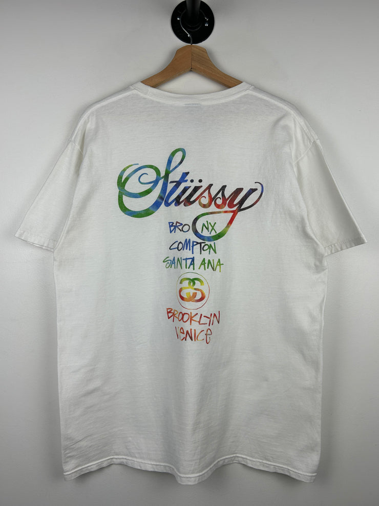 Stussy World Tour White Tee