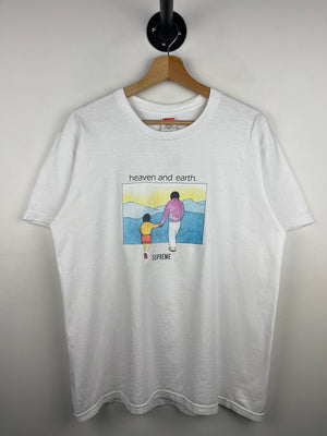 Supreme FW19 Heaven And Earth White Tee
