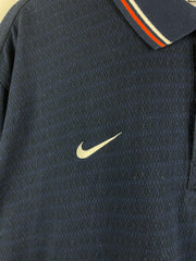 Vintage 90s NFL Nike Golf Chicago Bears Navy Polo Shirt